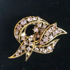 Antique Vintage Purple Brooch